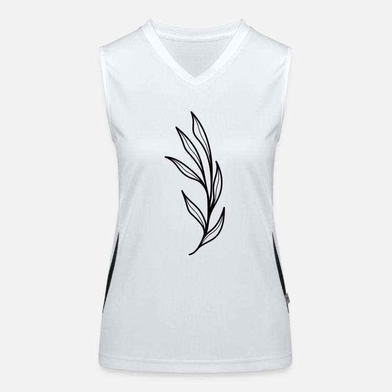 simple Wildblume Funktionelles Kontrast-Tank Top für Frauen