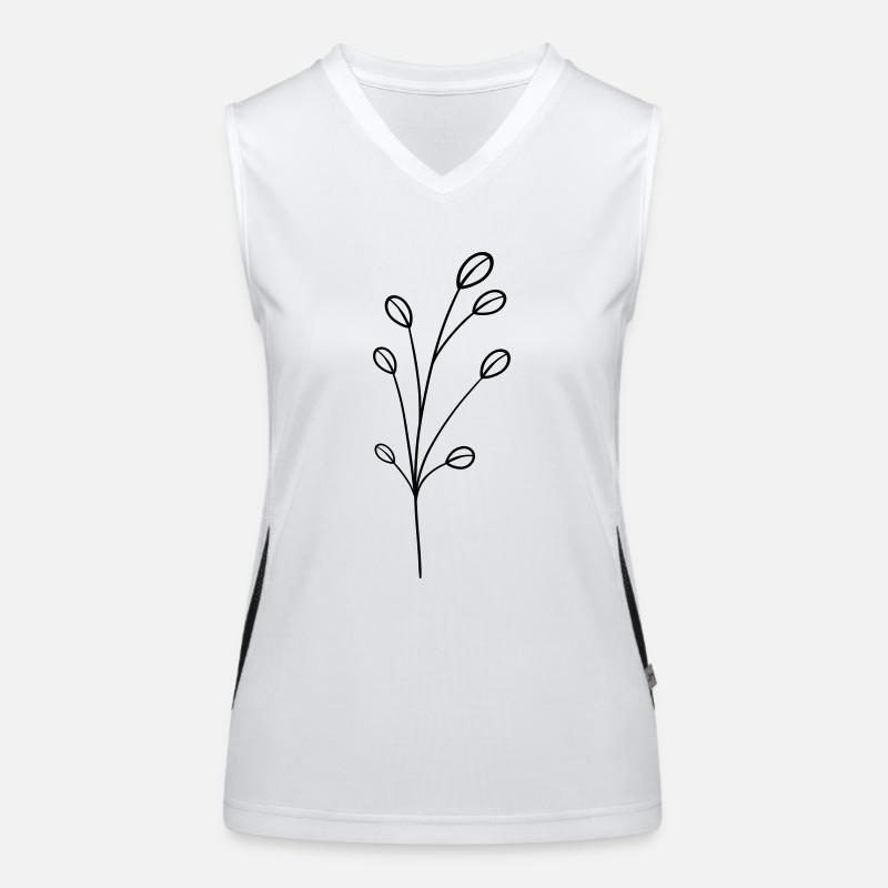 simple Wildblume Funktionelles Kontrast-Tank Top für Frauen