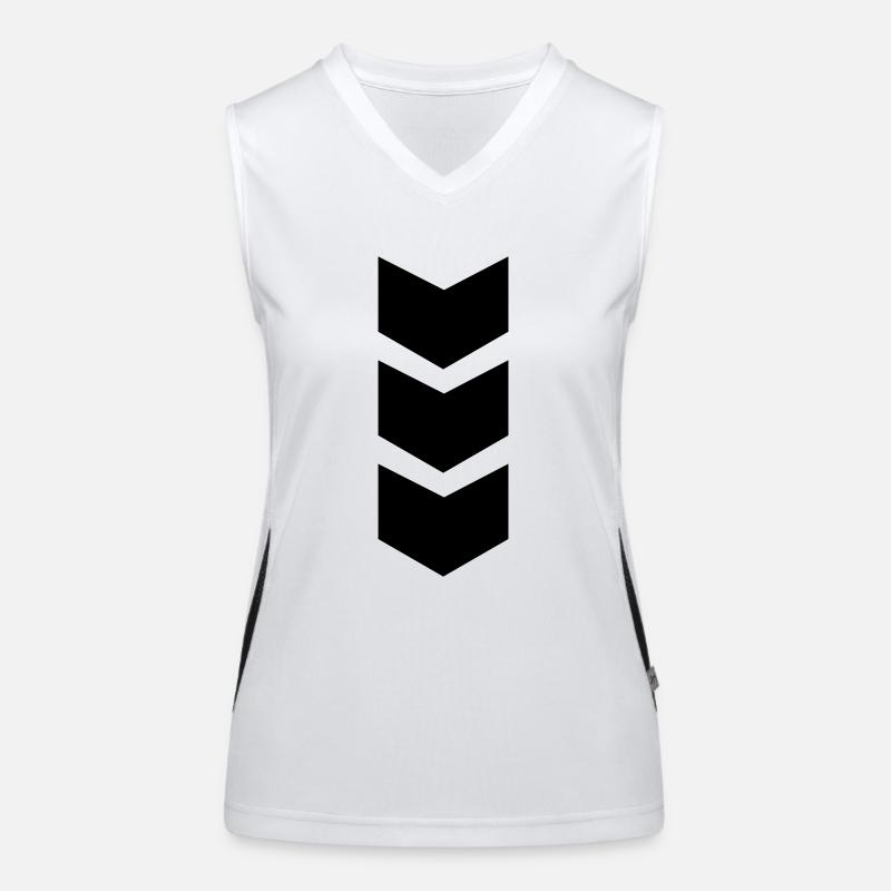 pfeil Funktionelles Kontrast-Tank Top für Frauen