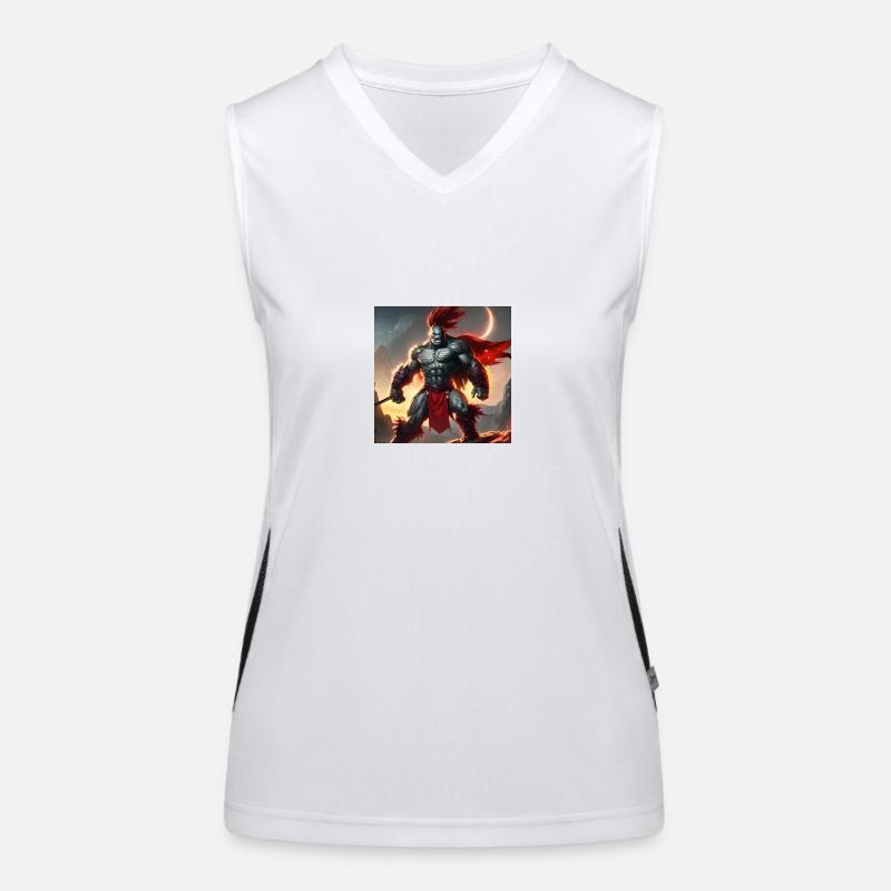 Orc Kämpfer 2 Funktionelles Kontrast-Tank Top für Frauen