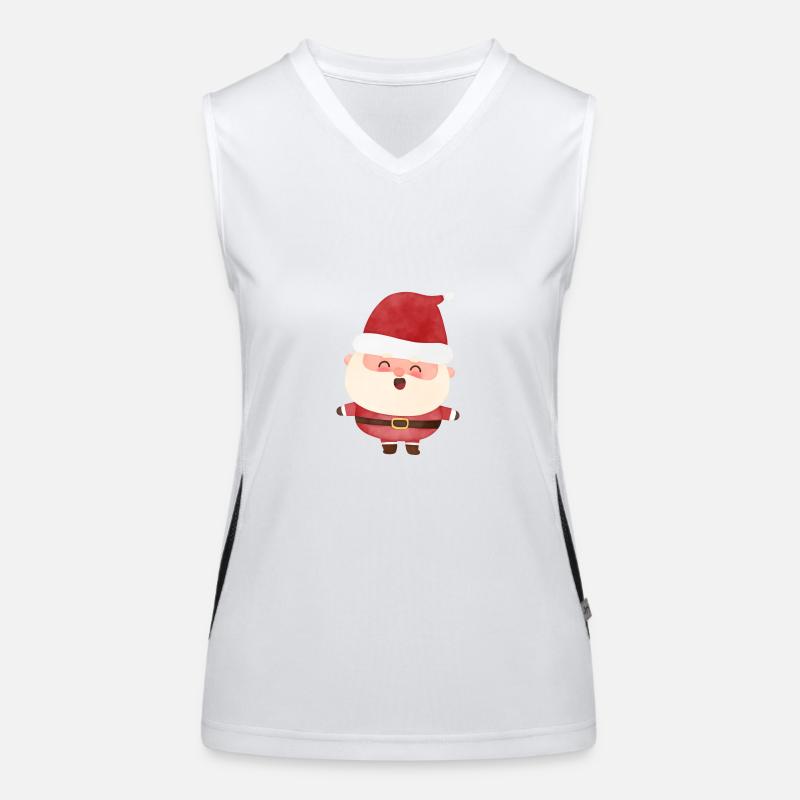 Père Noël Débardeur respirant contrasté Femme