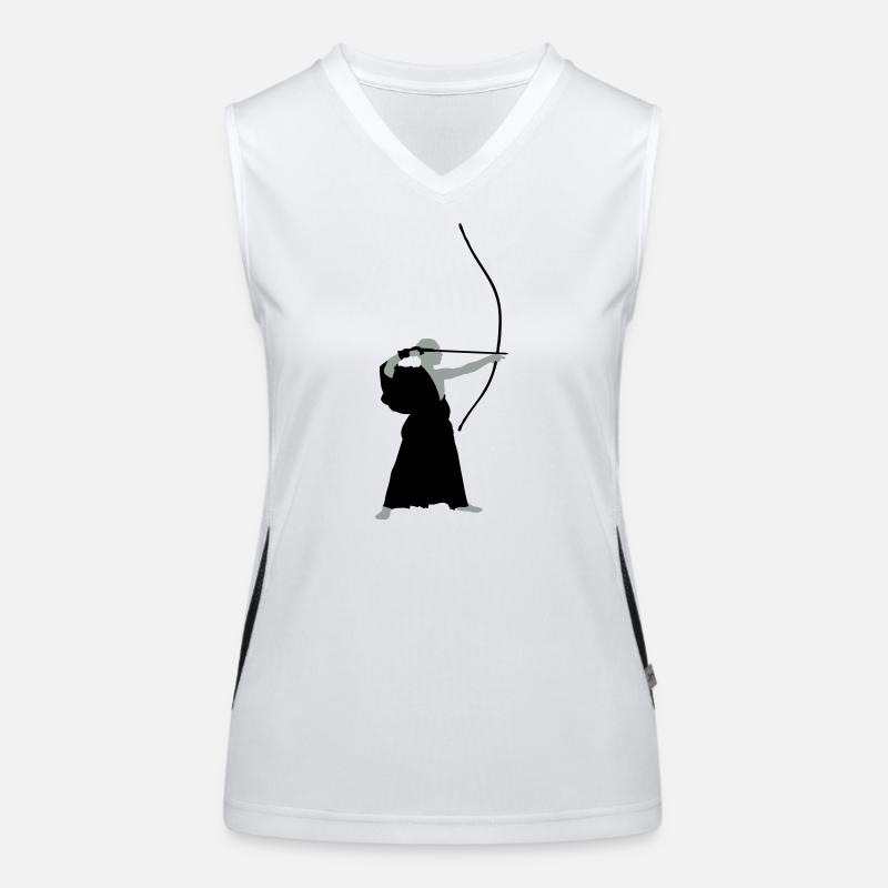 Bogenschütze Funktionelles Kontrast-Tank Top für Frauen