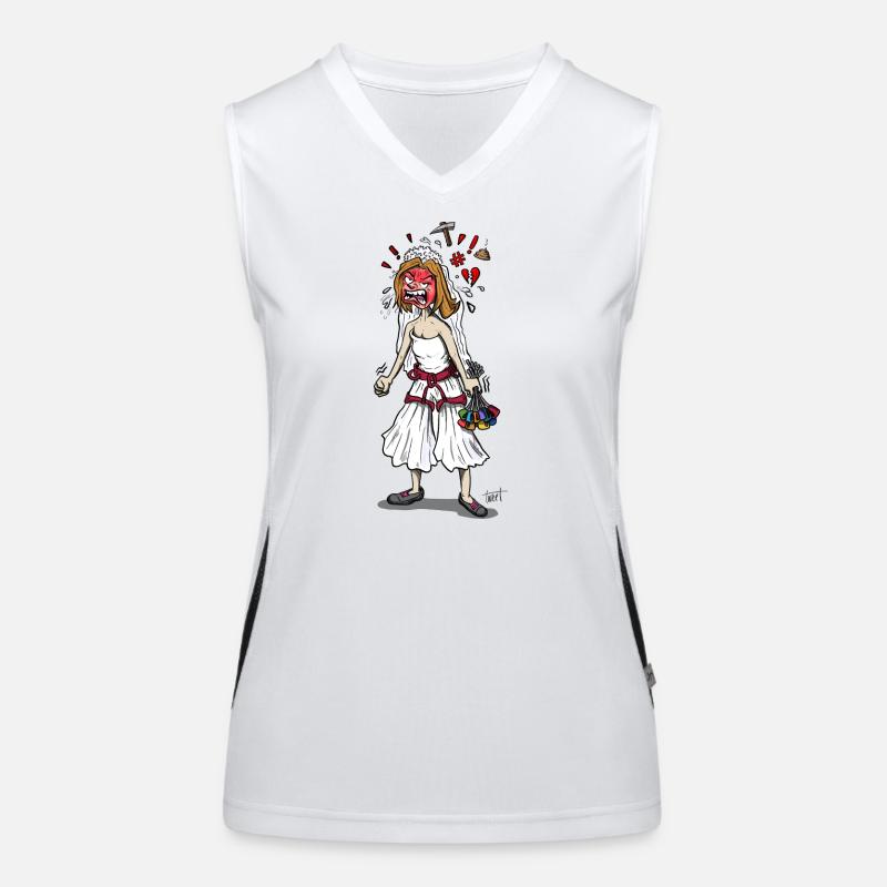 Bridezilla Débardeur respirant contrasté Femme