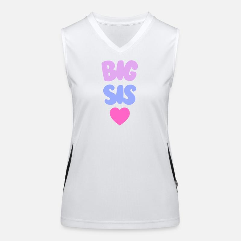 Big Sis Love Women's Functional Contrast Tank Top
