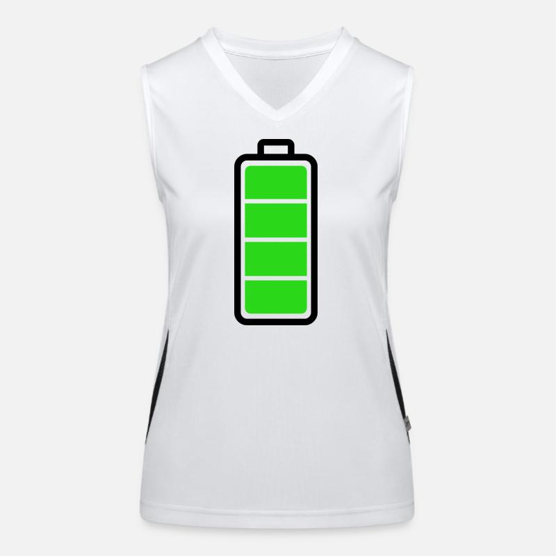 low battery Women's Functional Contrast Tank Top