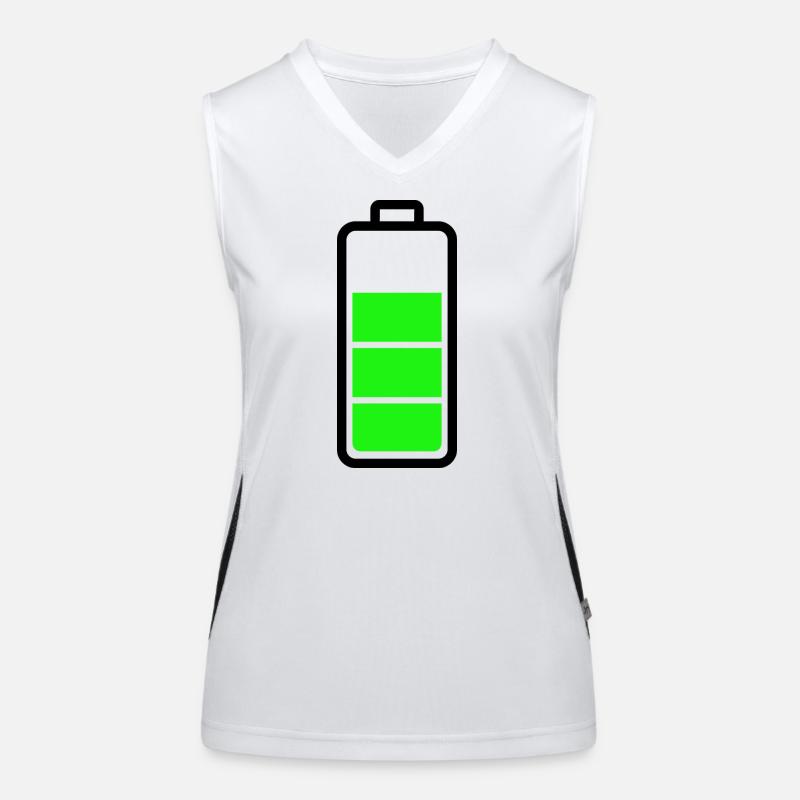 low battery Women's Functional Contrast Tank Top