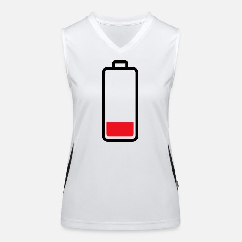 low battery Women's Functional Contrast Tank Top