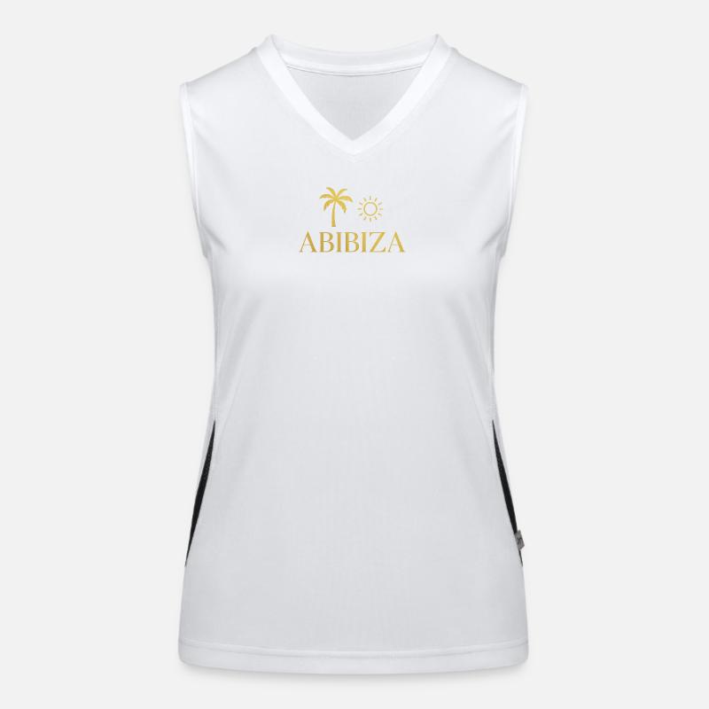 Abibiza Débardeur respirant contrasté Femme