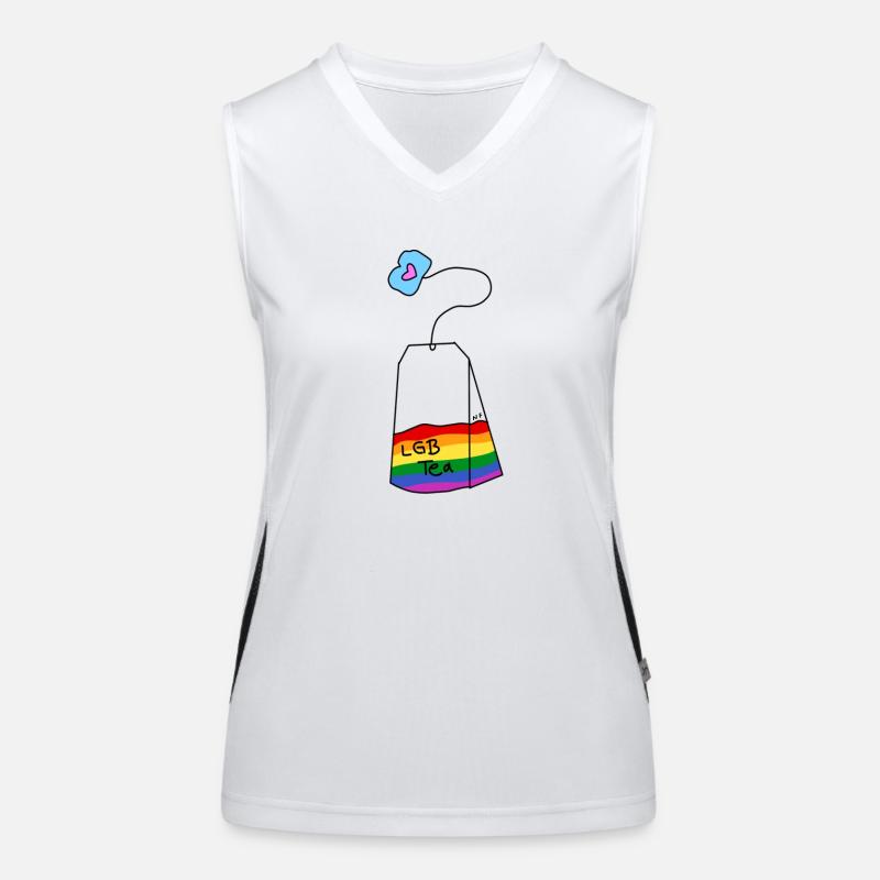 LGBT Tee Funktionelles Kontrast-Tank Top für Frauen