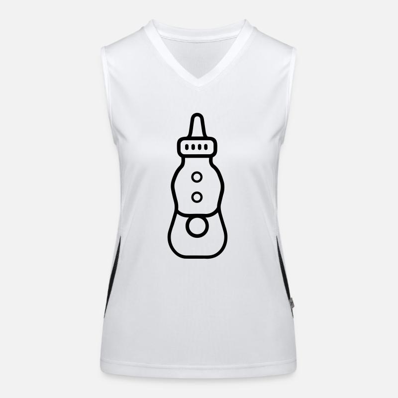 Flasche Funktionelles Kontrast-Tank Top für Frauen