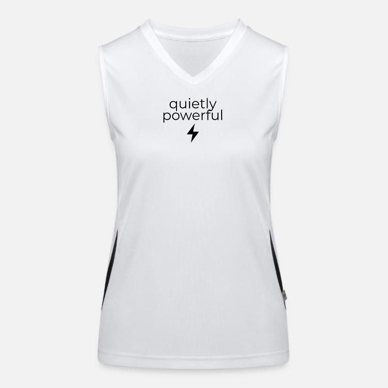 quietly powerful Women's Functional Contrast Tank Top