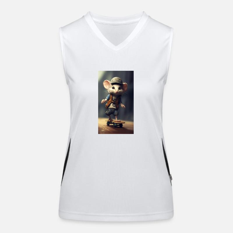 Skate Mouse Women's Functional Contrast Tank Top