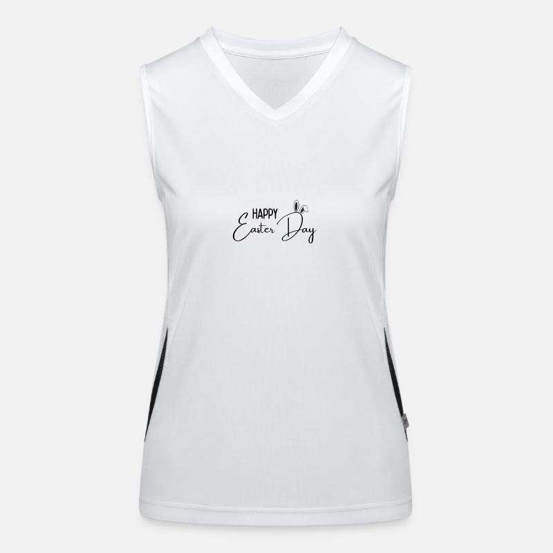 Joyeuse Pâques Débardeur respirant contrasté Femme