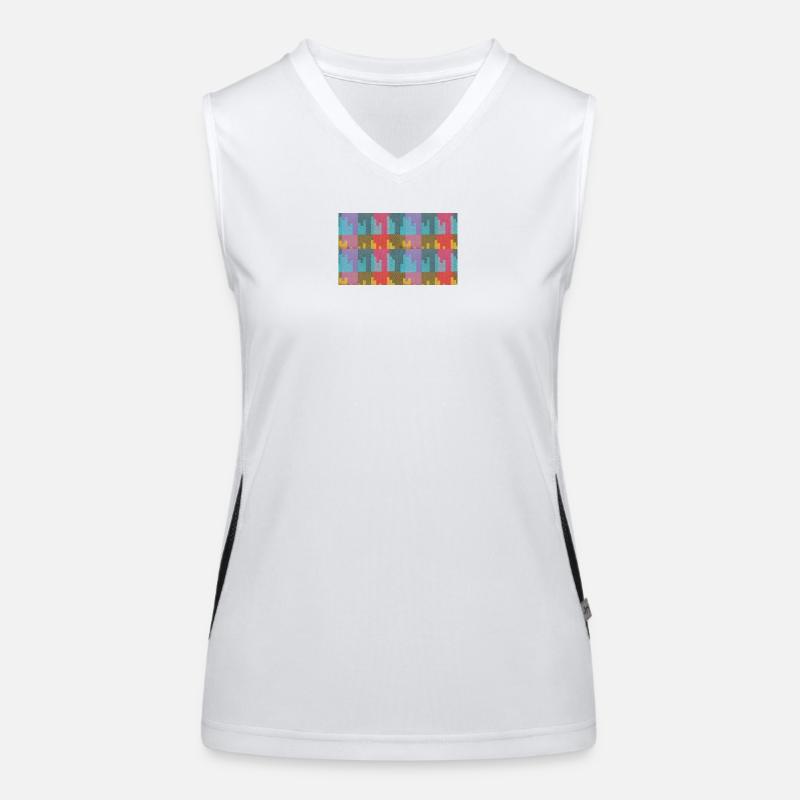 Avantgarde Rosso modèle spécial 190 Débardeur respirant contrasté Femme