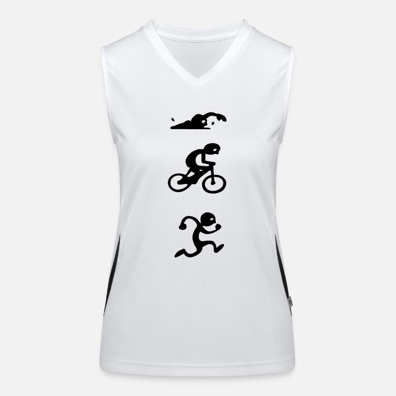 triathlon Débardeur respirant contrasté Femme