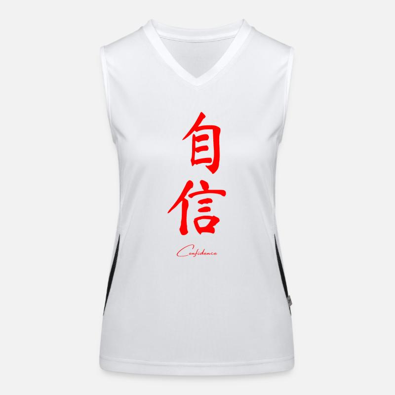 Chinesisch Funktionelles Kontrast-Tank Top für Frauen