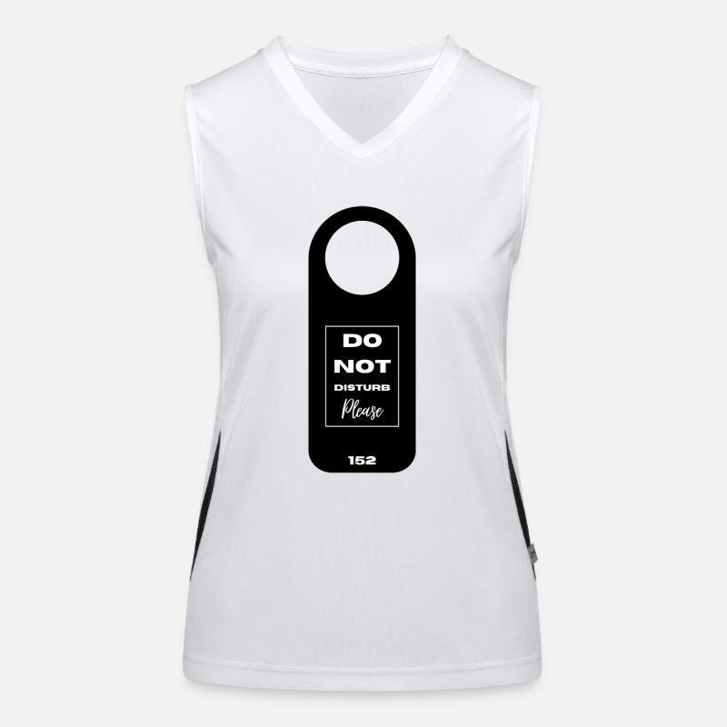Do Not Disturb Women's Functional Contrast Tank Top