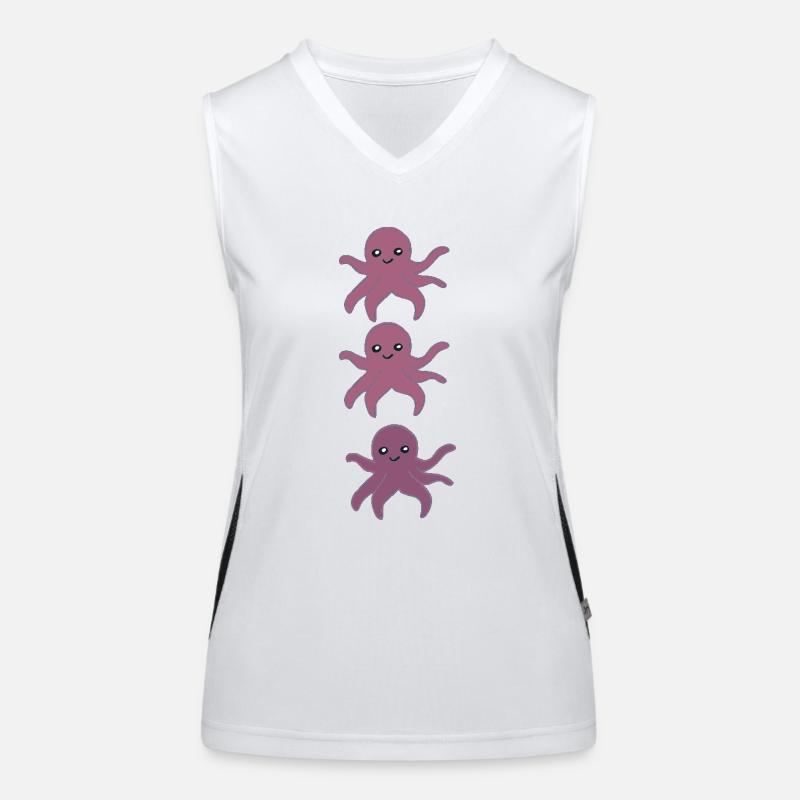 Octopus triple Women's Functional Contrast Tank Top