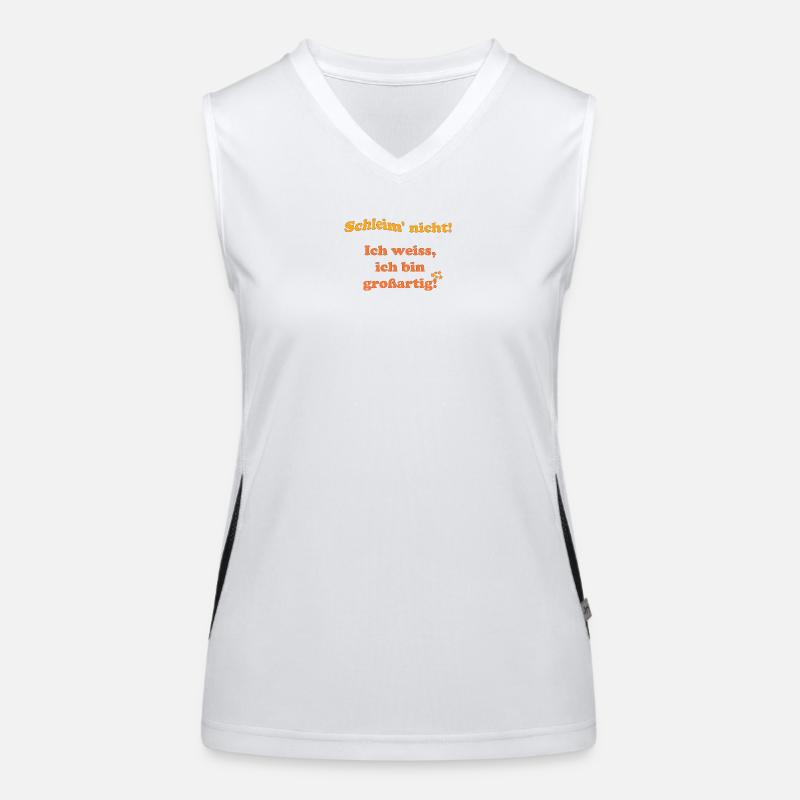 Slime not, I know I'm great Women's Functional Contrast Tank Top
