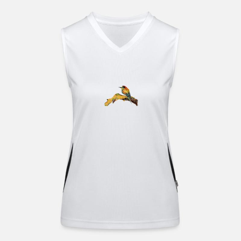 oiseau jeune Débardeur respirant contrasté Femme