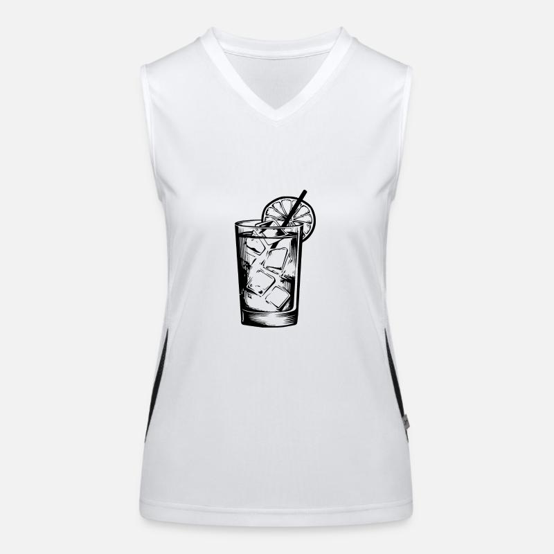 Limonade Drink Funktionelles Kontrast-Tank Top für Frauen