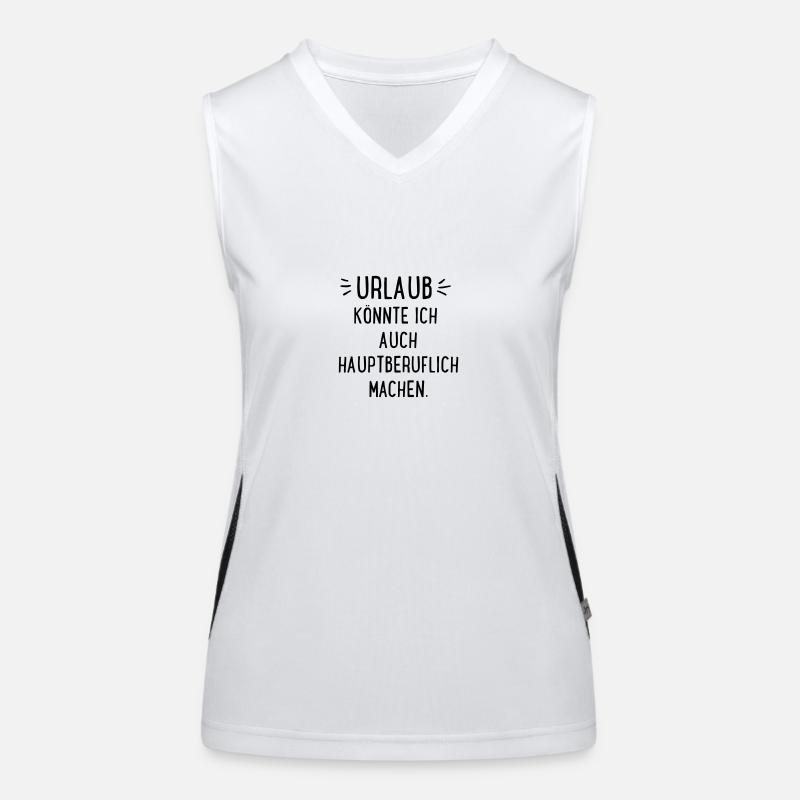 Urlaub Funktionelles Kontrast-Tank Top für Frauen