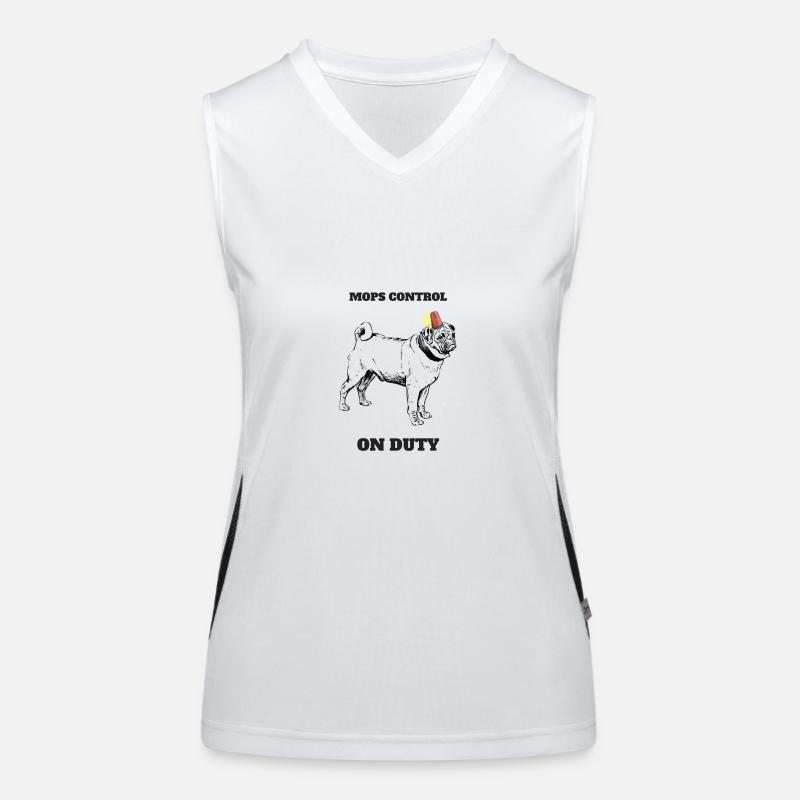 MOPS CONTROL Women's Functional Contrast Tank Top