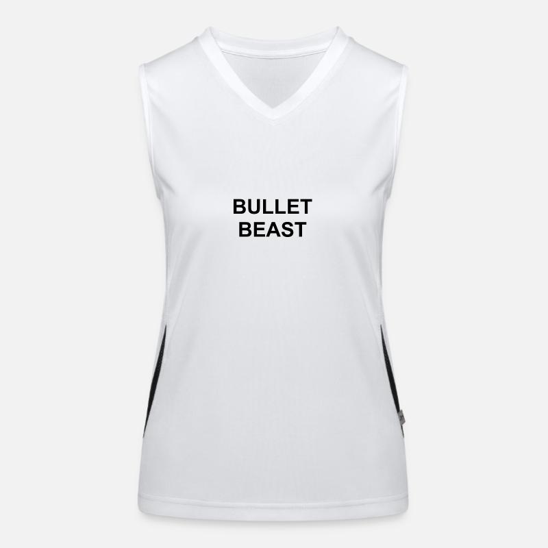 Bullet Beast Funktionelles Kontrast-Tank Top für Frauen