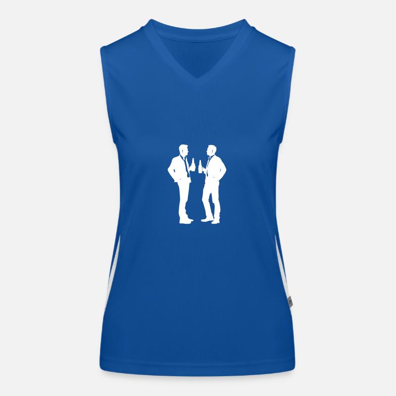 Junggesellenabschied Party Crew Funktionelles Kontrast-Tank Top für Frauen