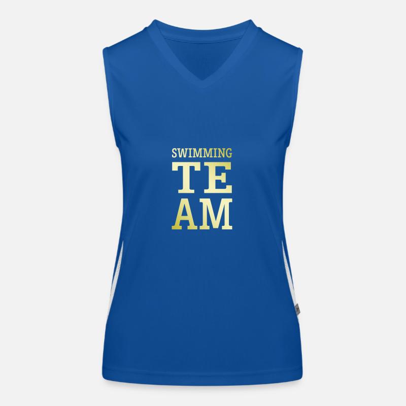 Équipe de natation Débardeur respirant contrasté Femme