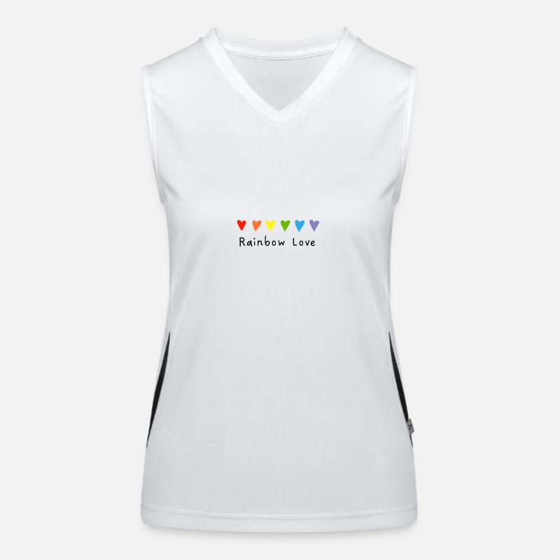 Rainbow Love Women's Functional Contrast Tank Top