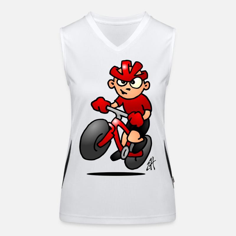 MTB Funktionelles Kontrast-Tank Top für Frauen