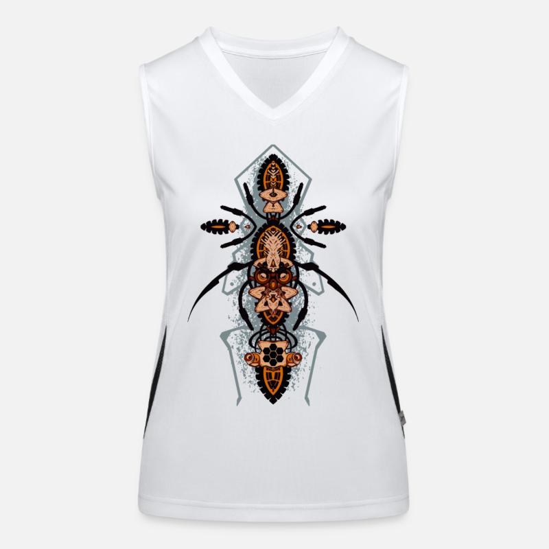 TECHNO INSECTE Débardeur respirant contrasté Femme