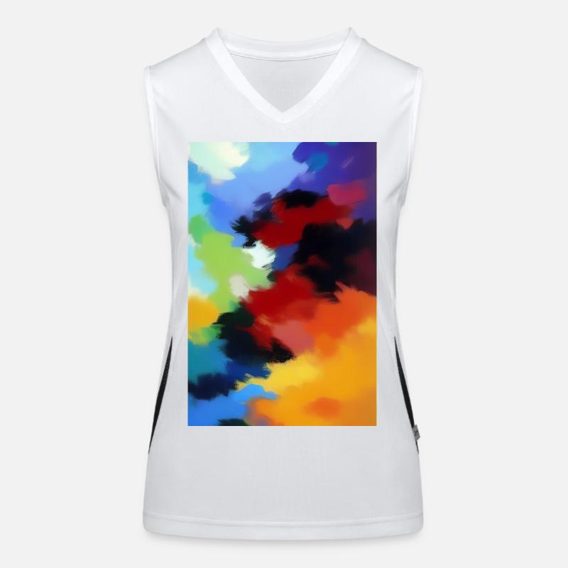 Malerei Muster Funktionelles Kontrast-Tank Top für Frauen