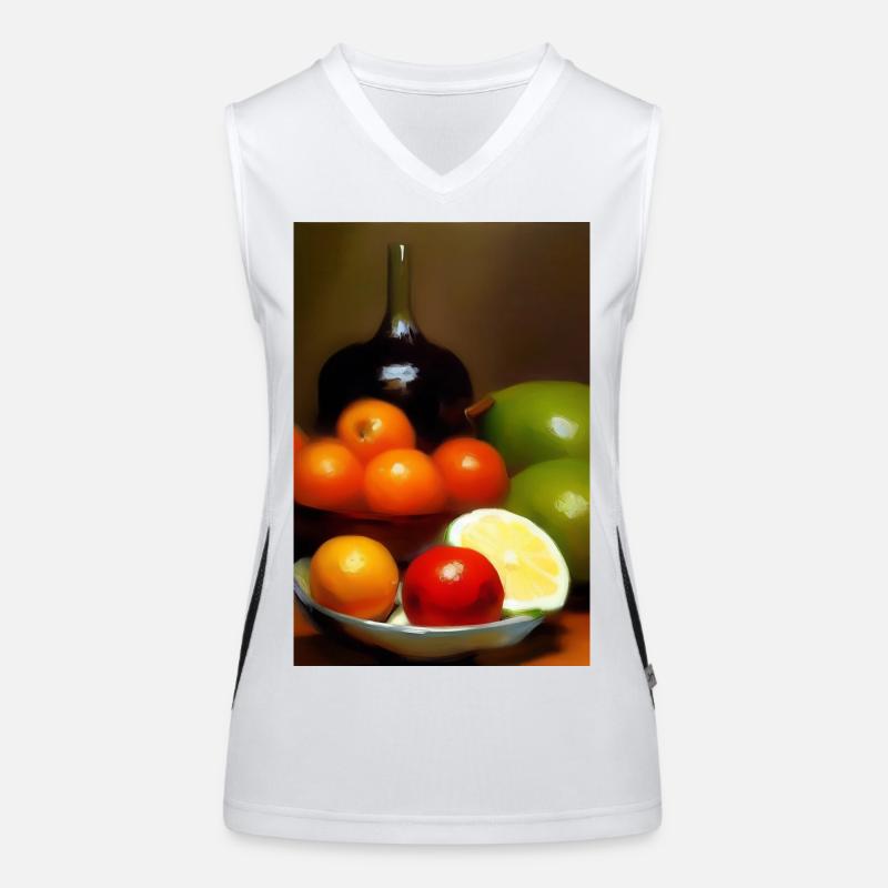 Früchte Funktionelles Kontrast-Tank Top für Frauen
