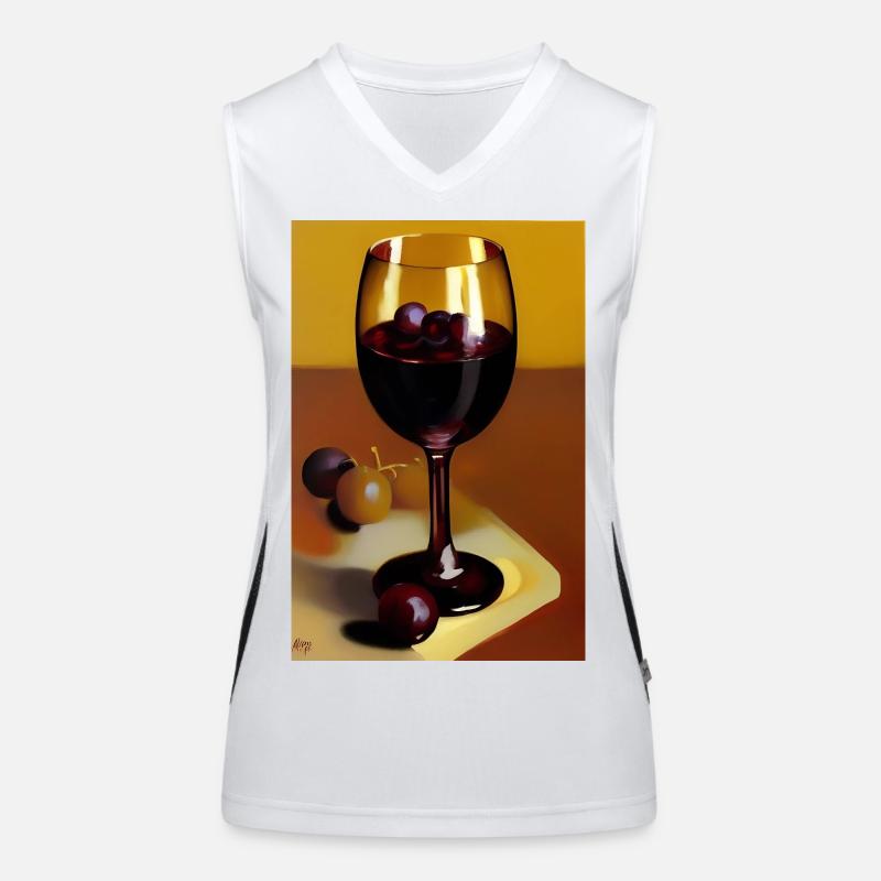 Wine drinkers Women's Functional Contrast Tank Top