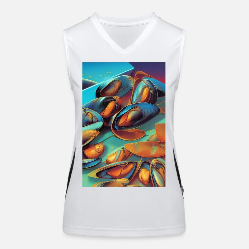 Moules Débardeur respirant contrasté Femme
