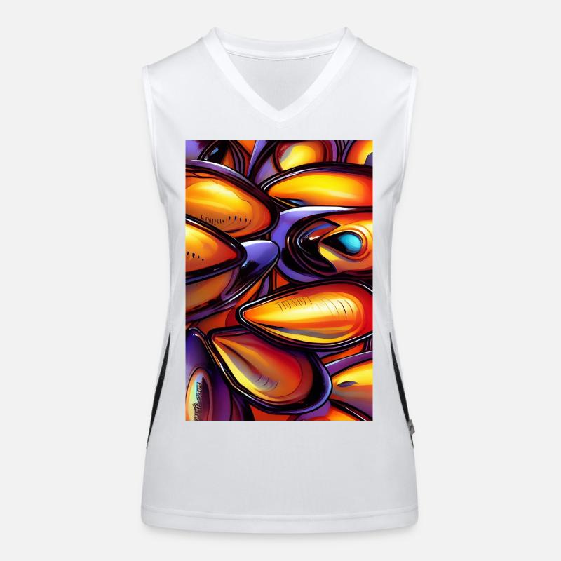 Mussels Women's Functional Contrast Tank Top