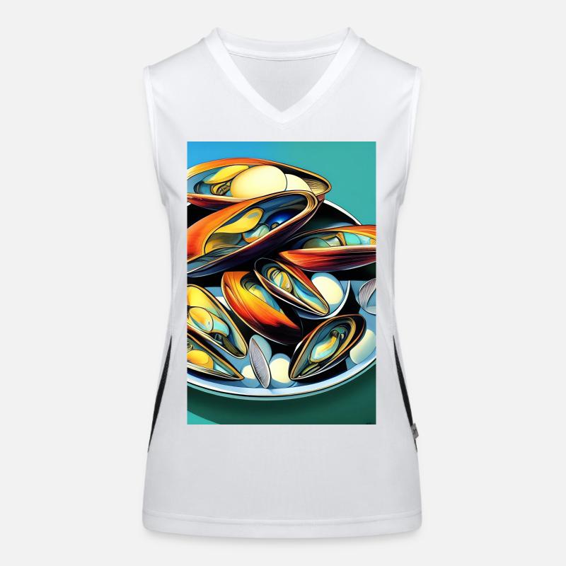 Moules Débardeur respirant contrasté Femme