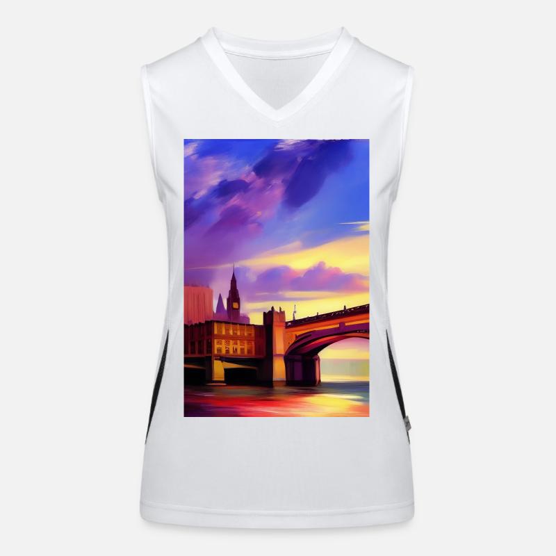 Bridges in London Women's Functional Contrast Tank Top