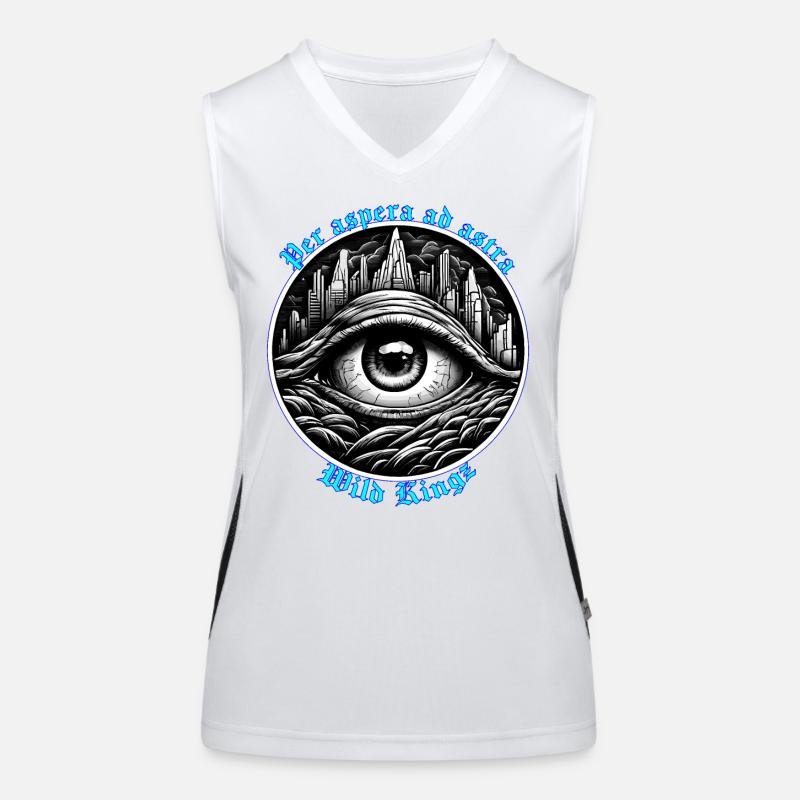 Per aspera ad astra. Funktionelles Kontrast-Tank Top für Frauen