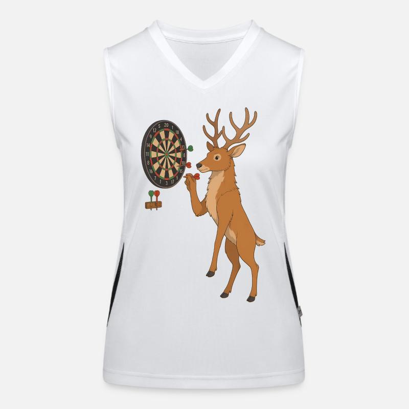 Fléchettes de cerf Débardeur respirant contrasté Femme