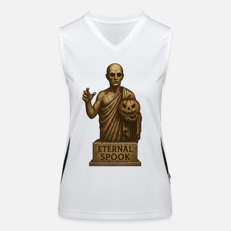 Eternal Spooky Halloween Decor Women's Functional Contrast Tank Top