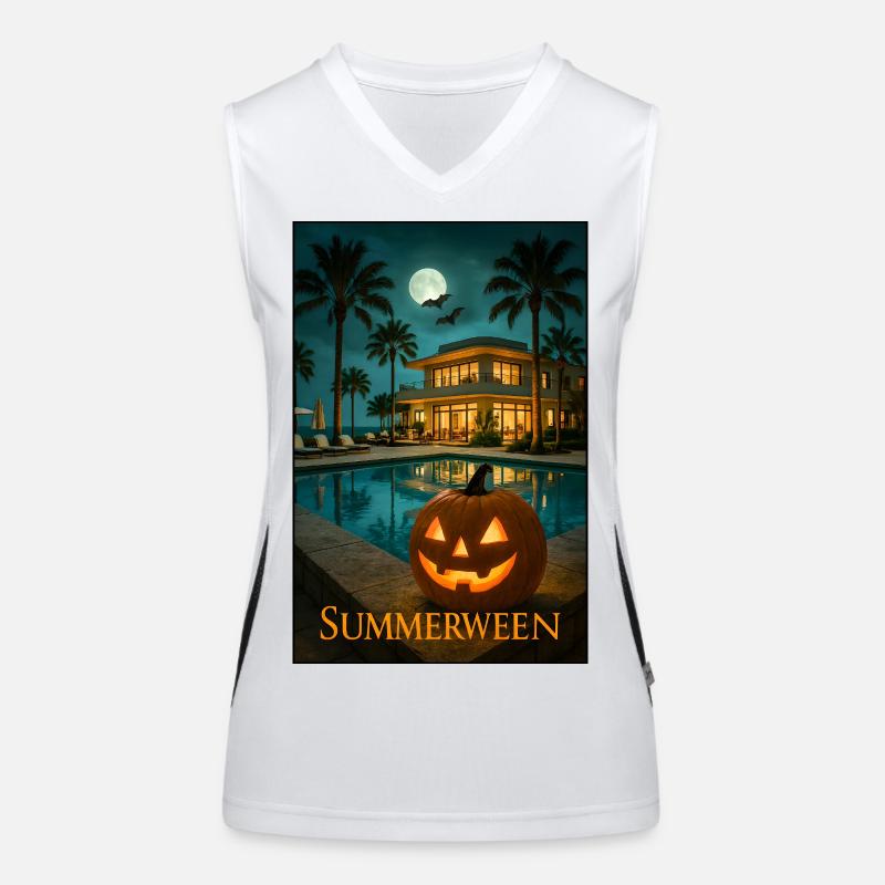 Sommerween Funktionelles Kontrast-Tank Top für Frauen