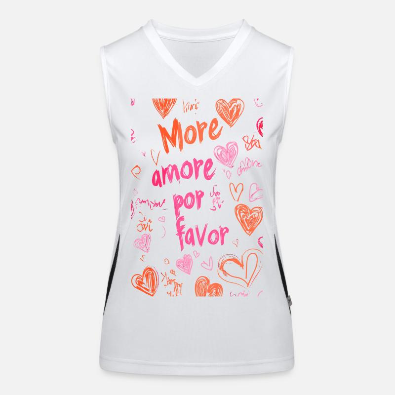 More Amore Women's Functional Contrast Tank Top