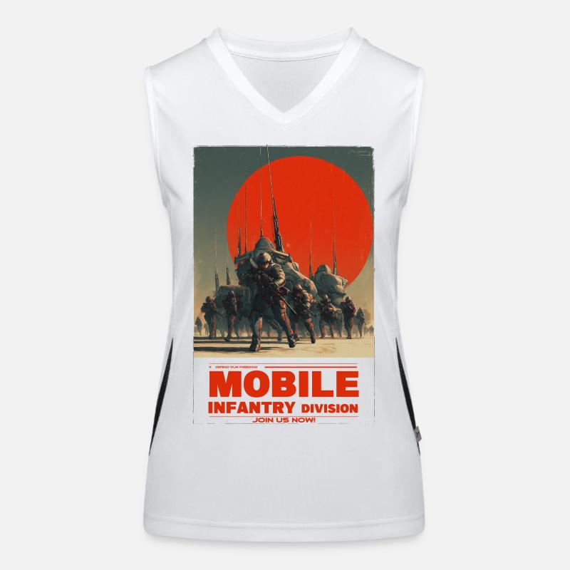 Mobile Infantry Funktionelles Kontrast-Tank Top für Frauen