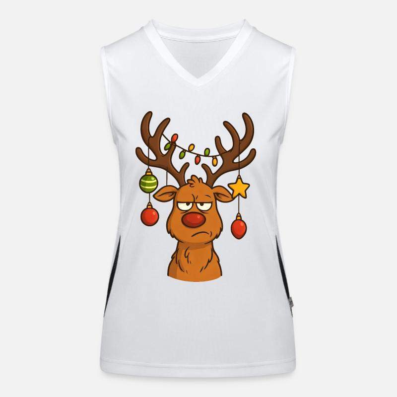 Hirsch Rudolph Joyeux Noël Débardeur respirant contrasté Femme