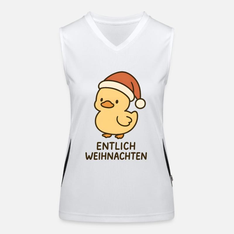 Joyeux Noël Débardeur respirant contrasté Femme