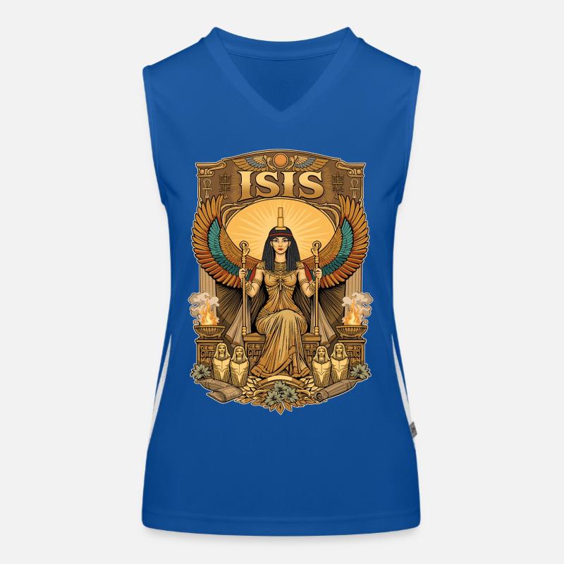 Thron des ISIS Funktionelles Kontrast-Tank Top für Frauen