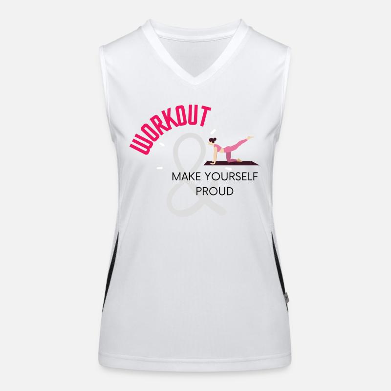 Workout Design Funktionelles Kontrast-Tank Top für Frauen